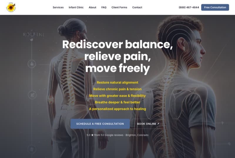 Fitzy Health & Wellness website home page
